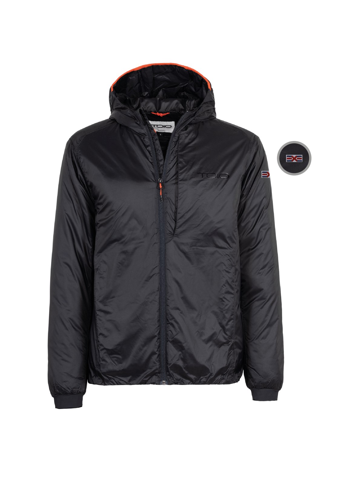 BOOM HOODED JACKET.BLACK CARBONIUM